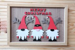 Merry Christmas Gnome Sign