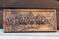 Poplar 3 Layer Personalized Plaque