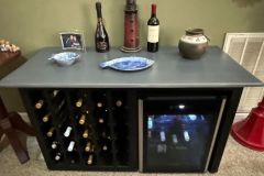 Mini fridge/wine rack