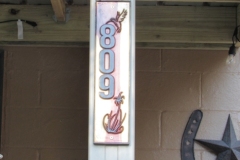 House Number Sign