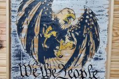 We the People Eagle Flag