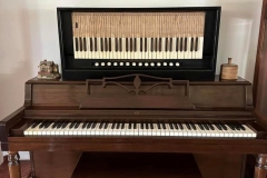 antique organ shadow box